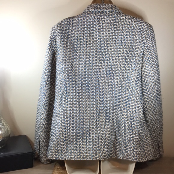 🔵 Appleseed’s 🔵…Women’s 16…Taupe/Blue Blazer/Jacket! - Picture 8 of 15